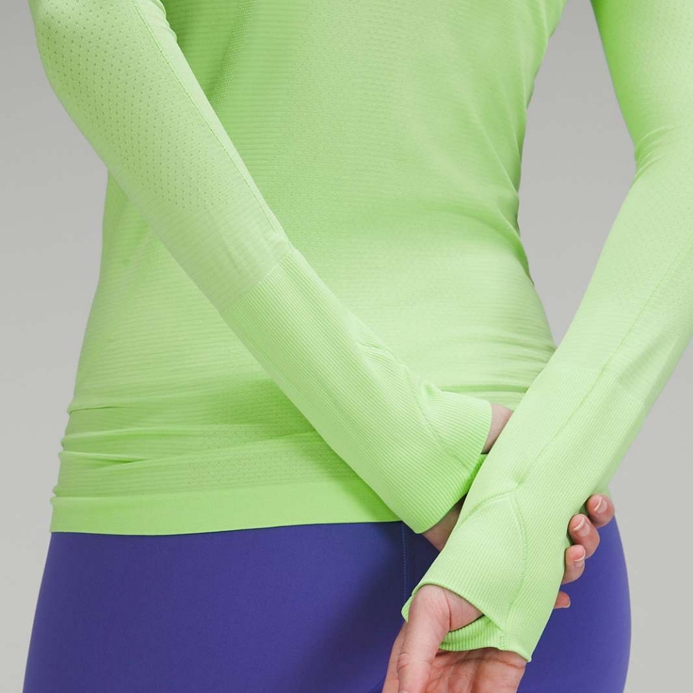 Lululemon Swiftly Tech Long Sleeve Shirt 2.0Scream Green Light - Picture 5 of 10